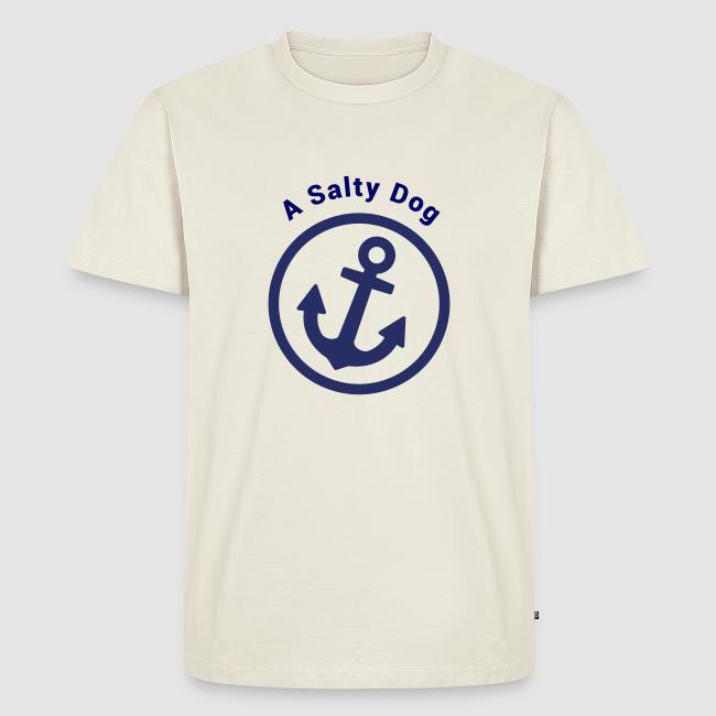 Motiv "A Salty Dog". We love the ocean! A Salty Dog ist der Shirt-Shop für Segelbegeisterte, Wassersportler, Wellenreiter und alle vergnügten Wasserratten, die ihre Leidenschaft teilen und zeigen wollen. Klick zum Shop.