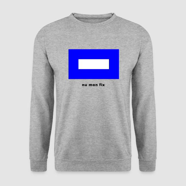 Motiv "Flagge P - Blauer Peter" gedruckt auf Pullover