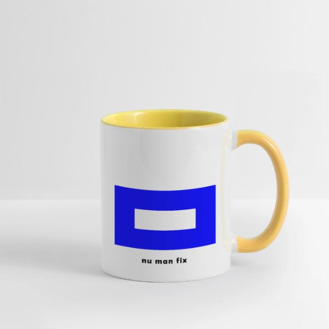 Motiv "Flagge P - Blauer Peter" gedruckt auf Tasse