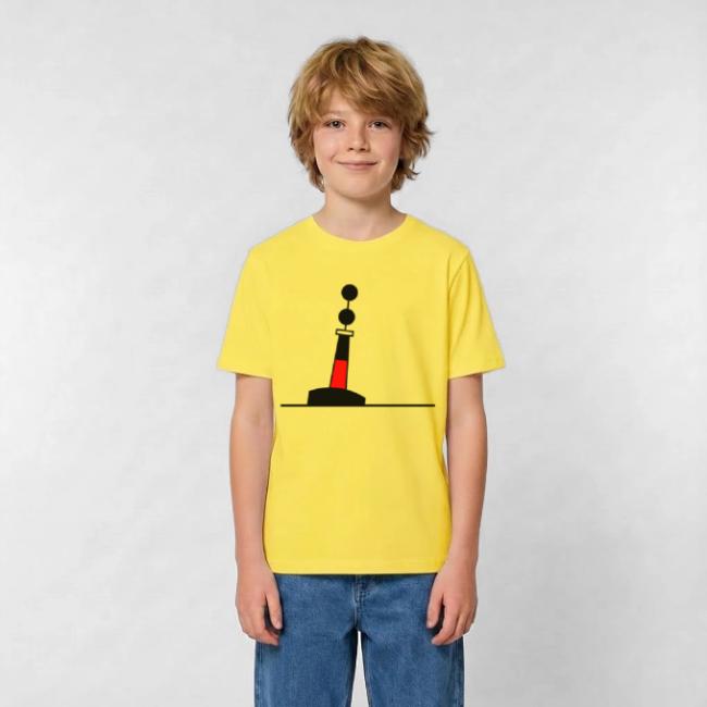 Motiv "Isolated Danger Mark" gedruckt auf Kinder-T-Shirt