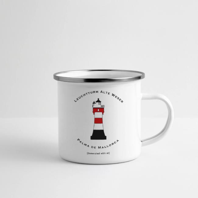 Motiv "Leuchtturm Alte Weser". Abgebildet ist der Leuchtturm Roter Sand, der heute nicht mehr als Leuchtfeuer in Betrieb ist, jedoch weiterhin als Tagessichtzeichen dient. Der Leuchtturm gilt als weltweit erstes Offshorebauwerk. Klick zum Shop.