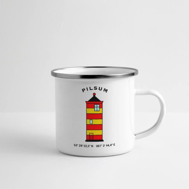 Motiv "Pilsumer Leuchtturm". Der Pilsumer Leuchtturm ist ein Leuchtturm auf dem Nordseedeich unweit des zur Gemeinde Krummhörn gehörenden Ortes Pilsum. Der Turm ist eines der bekanntesten Wahrzeichen Ostfrieslands. Klick zum Shop.