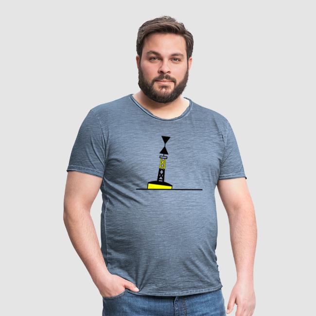 Motiv "Kardinaltobbe West" gedruckt auf Vintage-Shirt