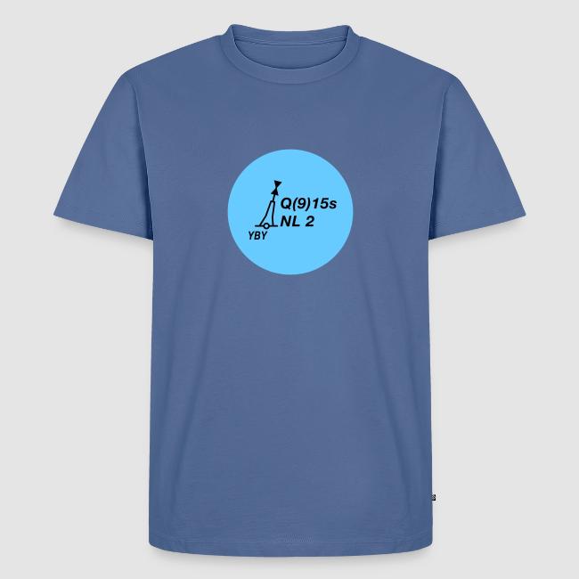 Motiv "Tonne NL 2". Die Tonne NL 2 ist ein West-Kardinalzeichen und hat als Toppzeichen zwei Kegel übereinander, Spitzen zueinander. Die Tonne liegt westlich der Gefahrenstelle Neuer Luechtergrund (Flachwasser). Klick zum Shop.