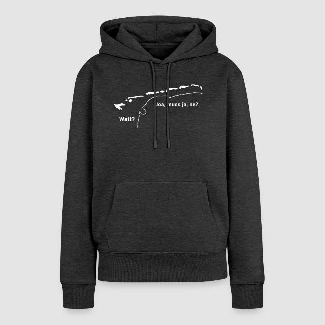 Motiv "Ostfriesische Inseln" gedruckt auf Hoodie