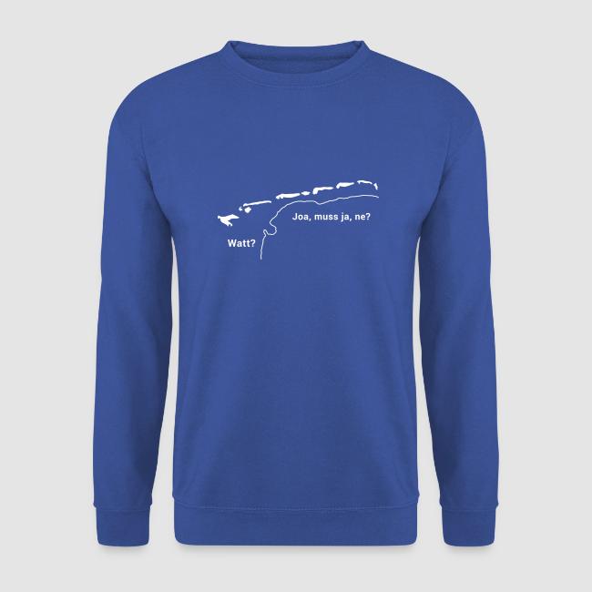 Motiv "Ostfriesische Inseln" gedruckt auf Pullover