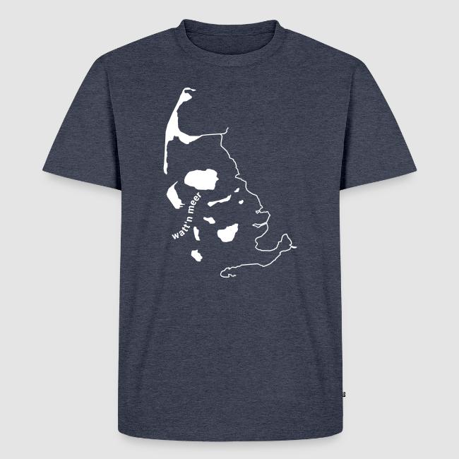 Motiv "Nordfriesische Inseln" gedruckt auf T-Shirt 